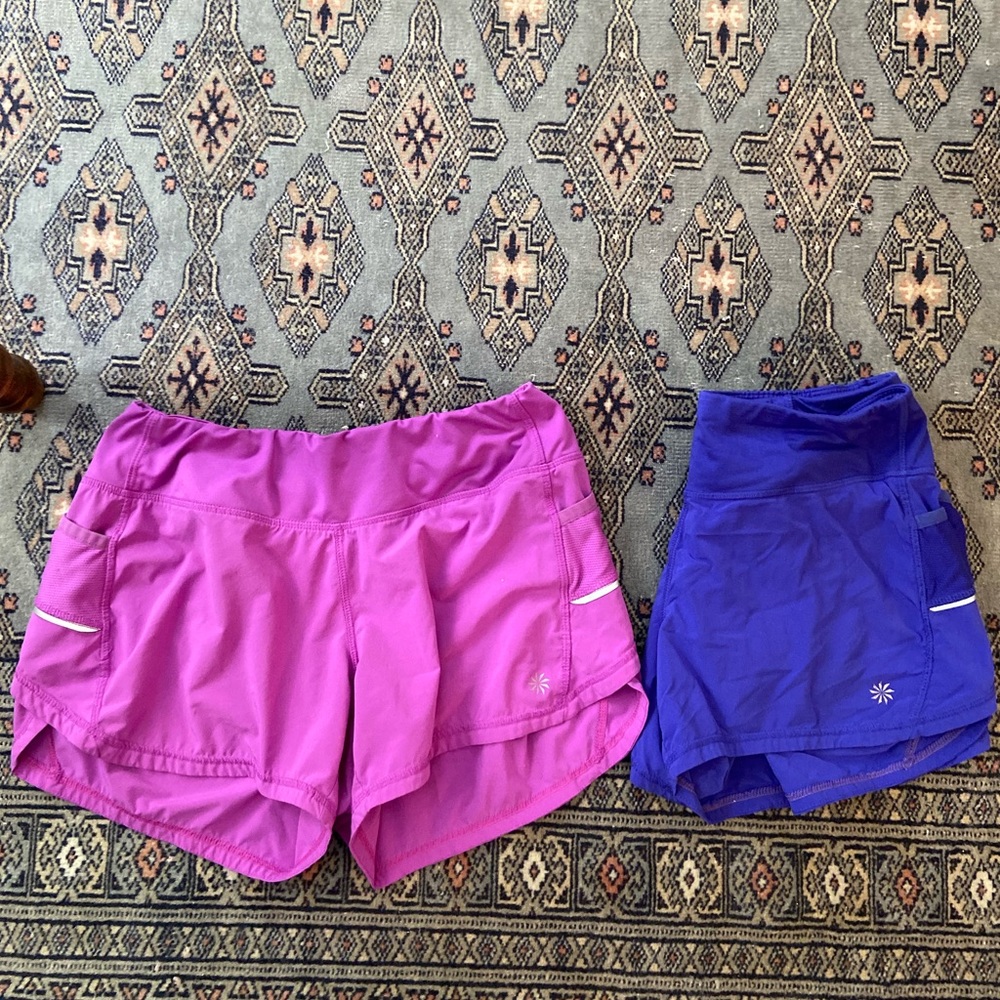 Athleta Two Identical Pairs Running Shorts